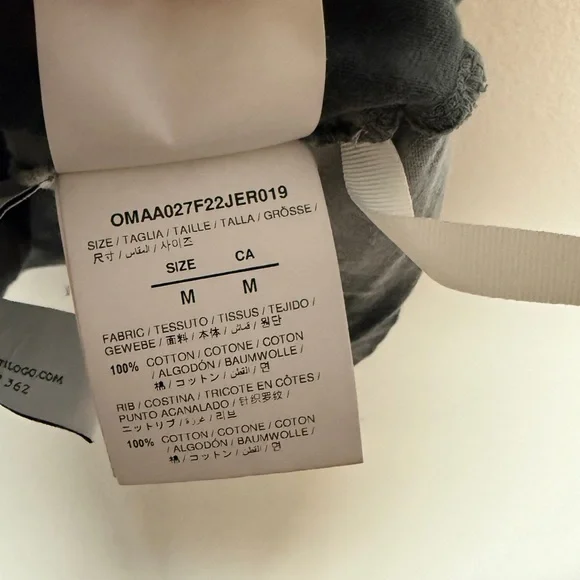 Off-White Men's Arrow Tie Dye Sim-Fit T-Shirt Medium - Picture 10 of 12